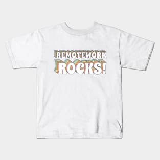 Remotework rocks Kids T-Shirt